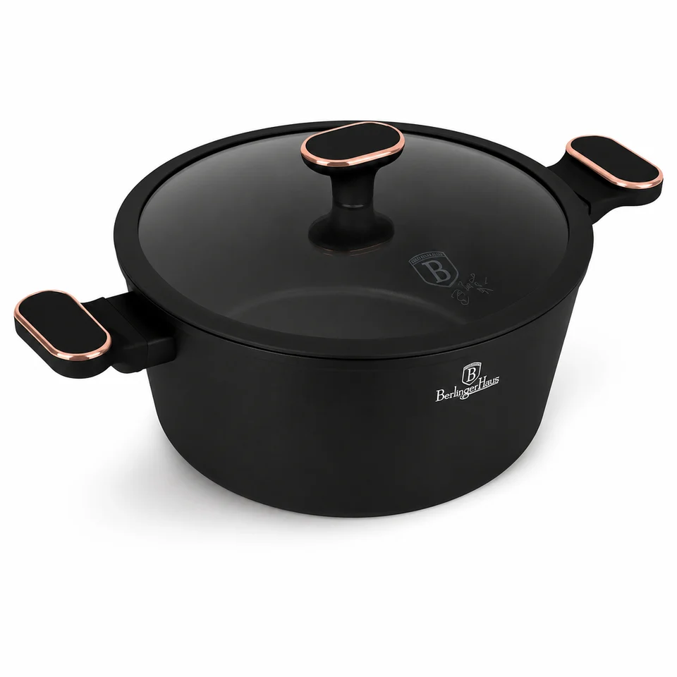 Berlinger Haus Black Rose lonac s poklopcem