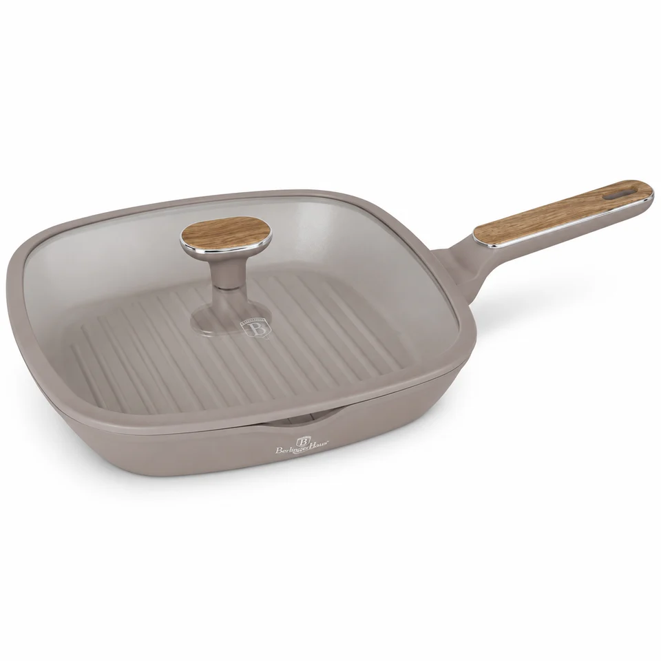Berlinger Haus Taupe grill tava sa poklopcem