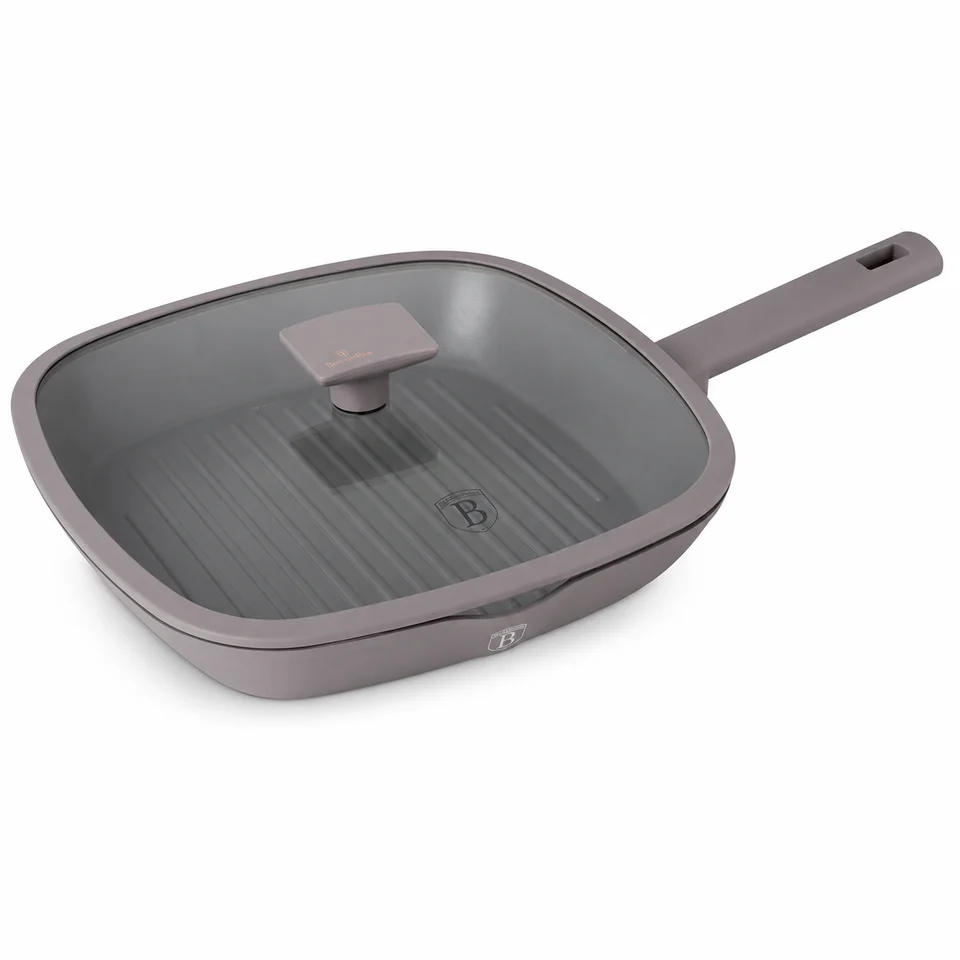 Berlinger Haus Taupe grill tava s poklopcem