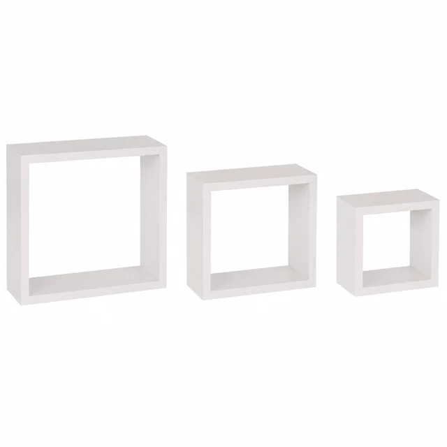 Zidni set polica Fixy Cube, bijeli