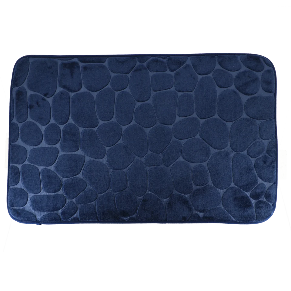 Kupaonski tepih Pebble Dark Blue
