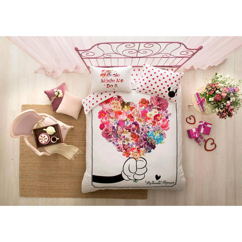 TAC posteljina Minnie Flowers