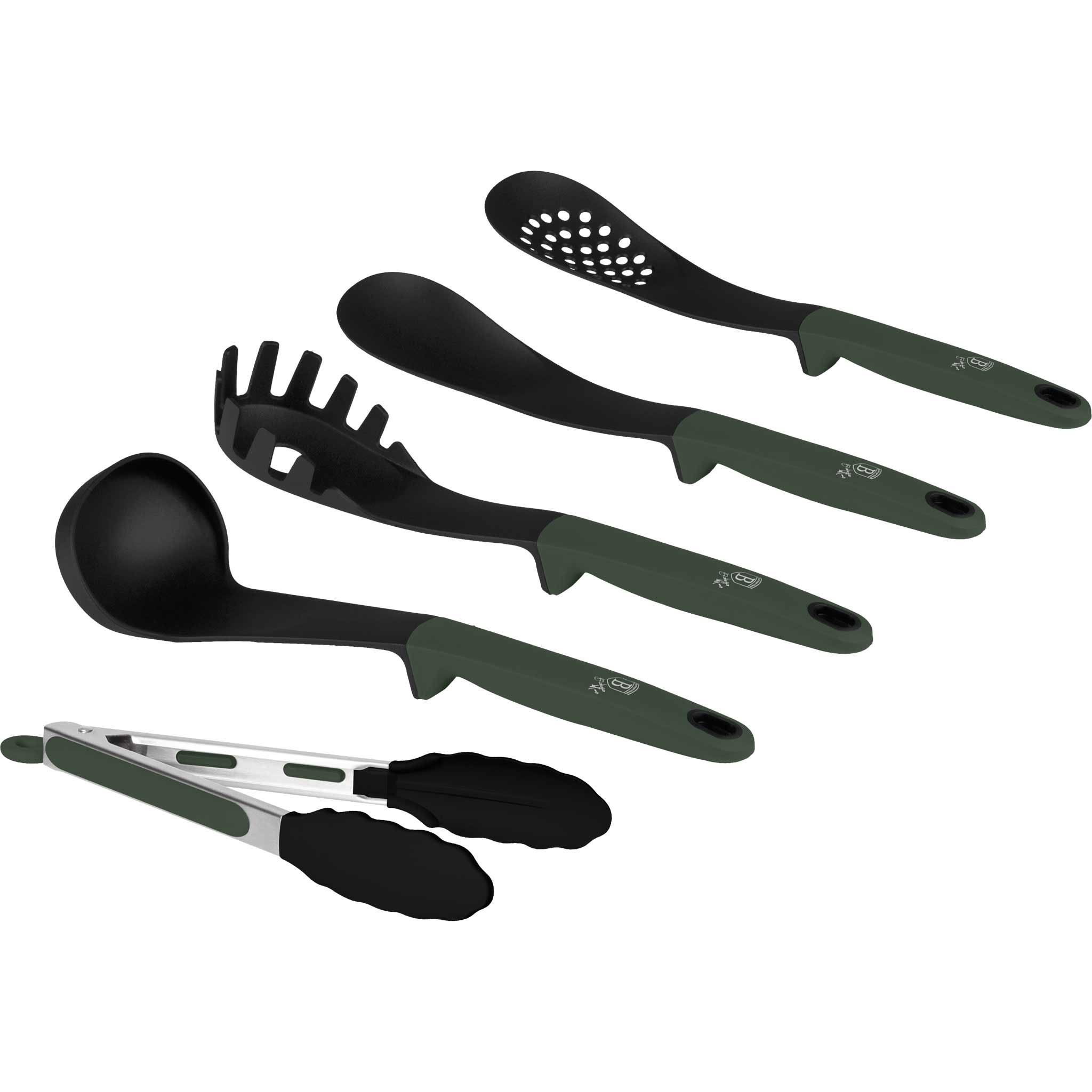 Berlinger Haus Set kuhinjskog pribora Matte Green Collection 5/1